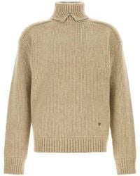 Burberry - Wool-Cashmere Turtleneck Knit Sweater - Lyst