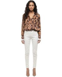 Woolrich - Skinny Mid Rise Jeans - Lyst