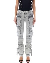 The Attico - Light Essie Long Cargo Pant - Lyst