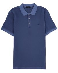Fay - Shirt Collar Polo - Lyst