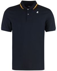 K-Way - Solid Shirt Collar Polo - Lyst