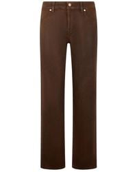 7 For All Mankind - 7 For All Mankind Stretch Denim Straight-Leg Jeans - Lyst