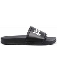 Palm Angels - Logo Pool Slides - Lyst