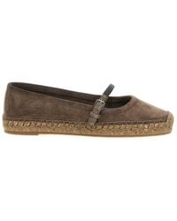 Brunello Cucinelli - 'Precious Strap' Espadrilles - Lyst