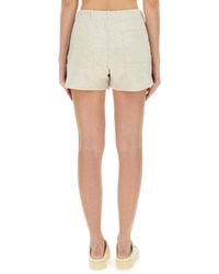 Autry - Cotton Sweatshirt Shorts - Lyst