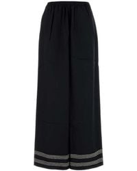 Bode - Viscose Mathilde Wide-Leg - Lyst