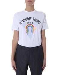 DSquared² - Graphic Crew Neck T-Shirt - Lyst