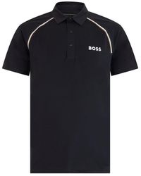 BOSS - Shirt Collar Logo Polo - Lyst
