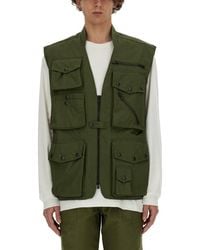 Needles - Solid Sleeveless Jacket - Lyst