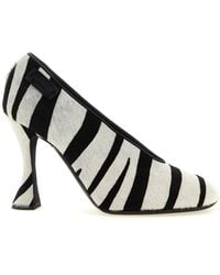 Moschino - Zebra Pony Pumps - Lyst