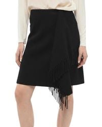 Woolrich - Solid Knee Length Skirt - Lyst