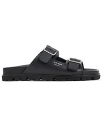 Prada - Rubber Slides - Lyst