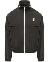 Ami Paris - Mock Collar Jacket - Lyst