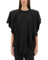 Stella McCartney - Draped Top - Lyst