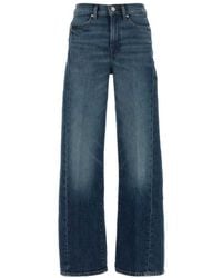 7 For All Mankind - Flared High Rise Jeans - Lyst
