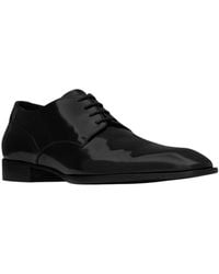 Saint Laurent - Leather Lace-Up Shoes - Lyst