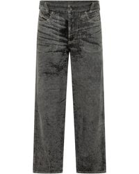 DIESEL - Dark Relaxed Jeans - Lyst