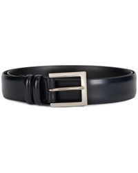 Orciani - Dark Brushed Leather Belt - Lyst