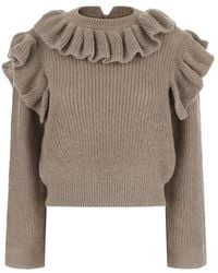 Twinset - Solid Round Neck Sweater - Lyst