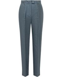 Max Mara - Straight Flat Front Pants - Lyst