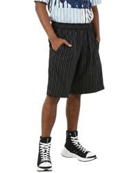 Neil Barrett - Relaxed Stripes Shorts - Lyst