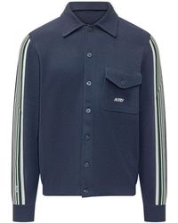 Autry - Stripes Shirt Jacket - Lyst