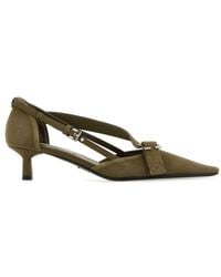 Prada - Army Canvas Pumps - Lyst