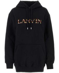 Lanvin - Cotton Sweatshirt - Lyst
