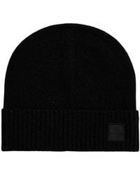 BOSS - Logo Beanie Cap - Lyst