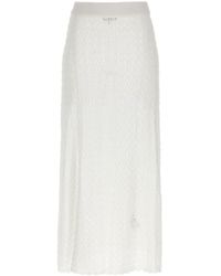 Ganni - Polyamide Mini Skirt - Lyst