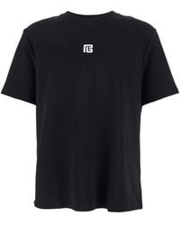 Balmain - Crew Neck T-Shirt - Lyst