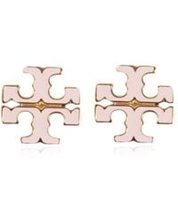 Tory Burch - Signature Stud Earrings - Lyst