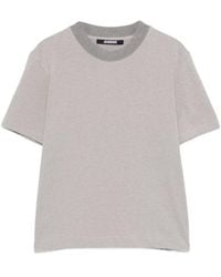 Jacquemus - Solid Crew Neck T-Shirt - Lyst