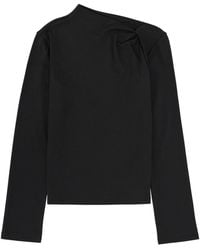 Theory - Solid V Neck Top - Lyst