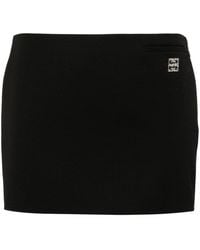 Givenchy - Wool Mini Skirt - Lyst