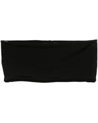 Rick Owens - Strapless Viscose Bandeau Top With Stretch Fabric - Lyst