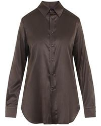 Ralph Lauren - Dark Regular Solid Shirt - Lyst
