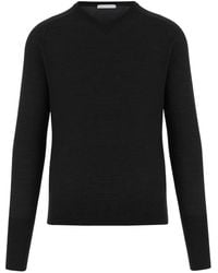 Oliver Lattughi - V Neck Sweater - Lyst