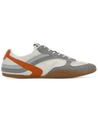 Miu Miu - Lace Up Sneakers - Lyst