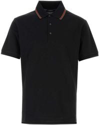 Gucci - Solid Shirt Collar Polo - Lyst