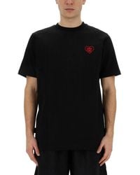 FAMILY FIRST - Crew Neck T-Shirt - Lyst