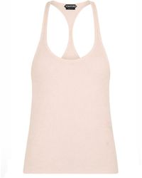Tom Ford - Solid Scoop Neck Top - Lyst