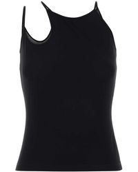 McQueen - Scoop Neck Top - Lyst