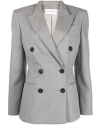 ARMARIUM - Double-Breasted Wool Blazer - Lyst
