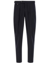 PT Torino - Dark Pleated Trousers - Lyst