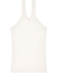 Courreges - Criss Cross Cotton Tank Top - Lyst