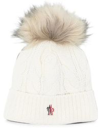 Moncler - Grenoble Knitted Beanie Cap - Lyst