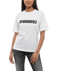 DSquared² - Logo Crew Neck T-Shirt - Lyst