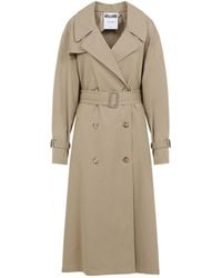 Moschino - Cotton Nylon Coat - Lyst