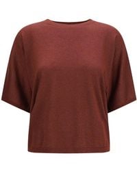 Brunello Cucinelli - Solid Round Neck Sweater - Lyst